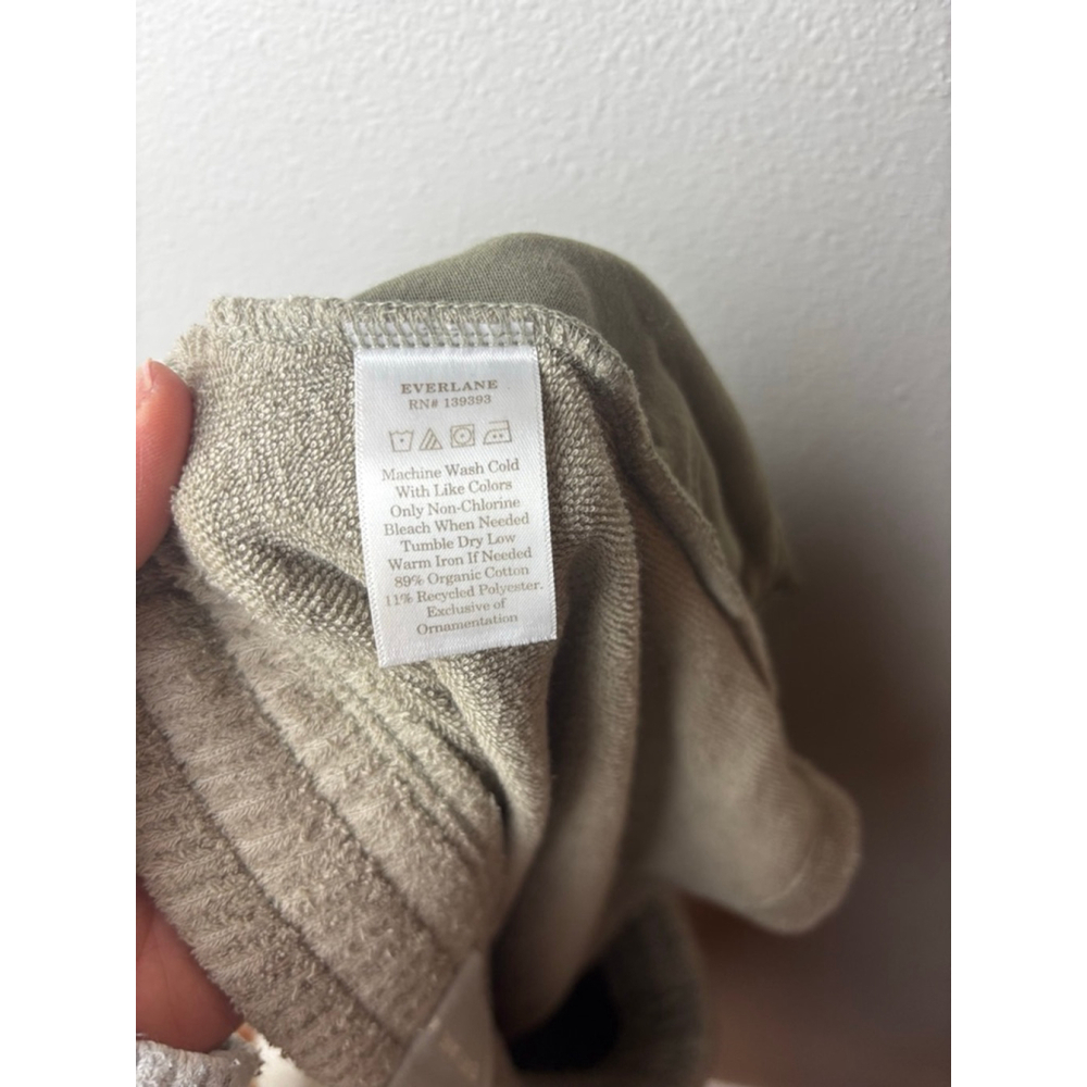Everlane Athletic Shorts M Beige Terry Cloth casual preppy spring vacation - Picture 6 of 6